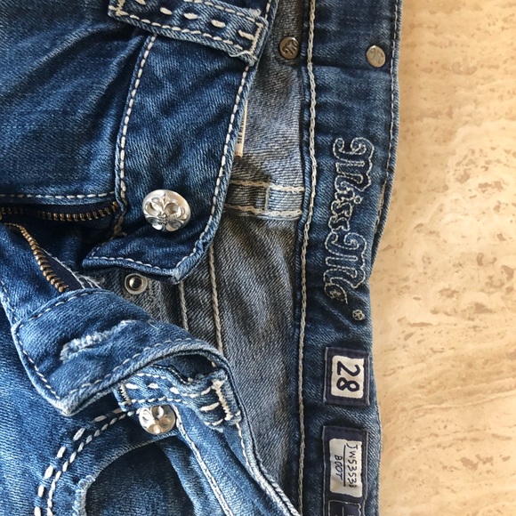 Miss Me Denim Jeans size 28 Boot Cut - Picture 10 of 13